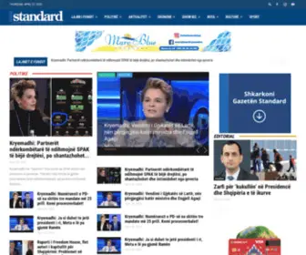 Standard.al(Gazeta Standard Online) Screenshot