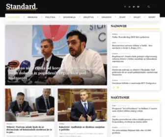 Standard.co.me(Postavljamo standard u objektivnom informisanju. Objektivno o vijestima iz Crne Gore) Screenshot