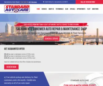 Standardautocare.com(Standard Auto Care) Screenshot