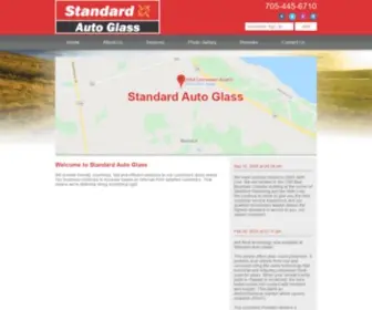 Standardautoglasscollingwood.ca(Standard Auto Glass) Screenshot