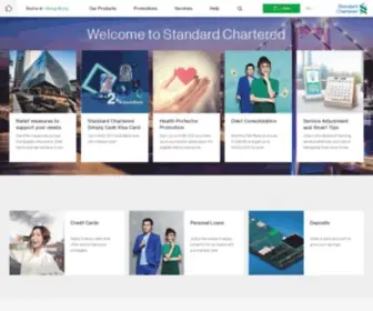 Standardchartered.com.hk(Standard Chartered Hong Kong) Screenshot