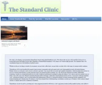 Standardclinic.com(Home FactMED) Screenshot