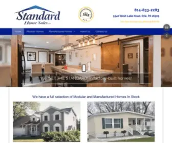 Standardhomesales.com(Beautiful Modular & Manufactured Homes) Screenshot