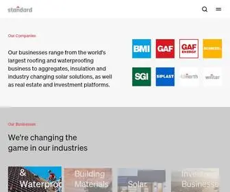 Standardindustries.com(Standard Industries) Screenshot
