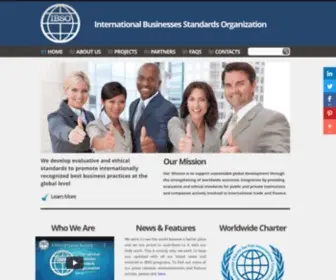 Standardizations.org(International Businesses Standards Organization (IBSO)) Screenshot