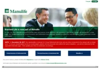 Standardlife.ca(Savings, Retirement and Group Insurance Solutions) Screenshot