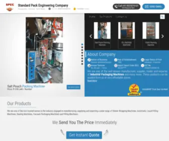Standardpackeng.in(Standard Pack Engineering Company) Screenshot