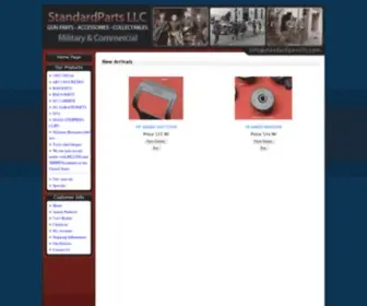 Standardpartsllc.com(M1 Garand & 1903 Springfield Rifles parts and accessories) Screenshot