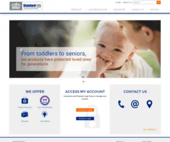 Standardplussolutions.com(American National Home Page) Screenshot