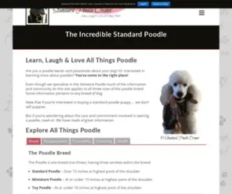 Standardpoodleowner.com(Standard Poodle Owner) Screenshot
