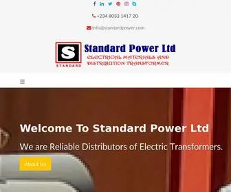 Standardpowercompany.com(Standard Power Company Ltd) Screenshot