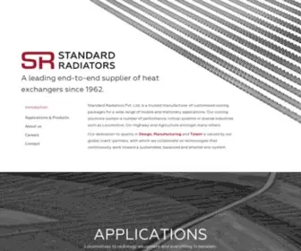 Standardradiators.com(STANDARD RADIATORS) Screenshot