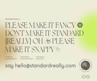 Standardreally.com(DESIGN AGENCY) Screenshot