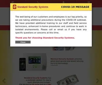 Standardsecurity.com(Standard Security Systems) Screenshot