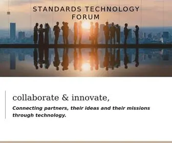 Standardstechnologyforum.org(The Standards Technology Forum mission) Screenshot