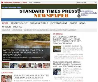 Standardtimespress.org(Forward with times) Screenshot