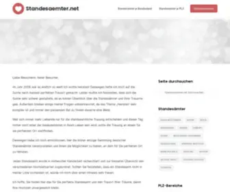 Standesaemter.net(Standesaemter) Screenshot