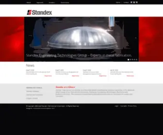 Standex.com(Global Industrials Company) Screenshot