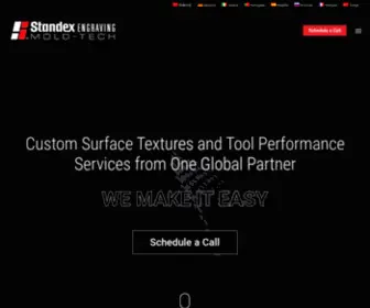 Standexengraving.com(Standex Engraving Mold) Screenshot