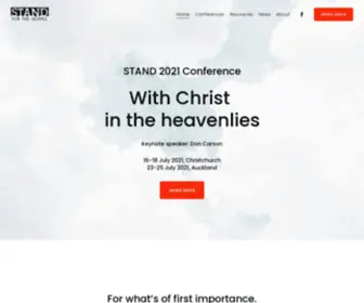 Standforthegospel.org(Stand for the Gospel) Screenshot