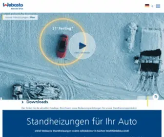 Standheizung.de(Webasto: kraftstoffbetriebene Standheizung fürs Auto) Screenshot