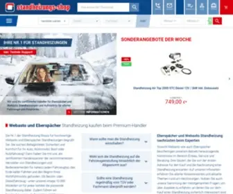 Standheizungs-Shop.de(➤ Webasto und Eberspächer Standheizungen ✔ für PKW) Screenshot