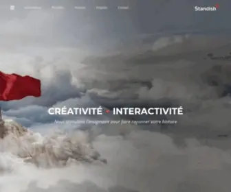 Standish.ca(Agence marketing) Screenshot