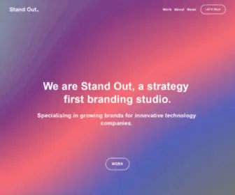 Standout.studio(Brand Strategy & Design Agency) Screenshot