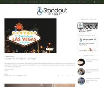 Standoutblogger.com(Standout Blogger) Screenshot