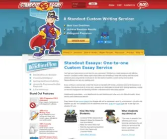 Standoutessay.com(Express Essay Writing Service 24/7) Screenshot