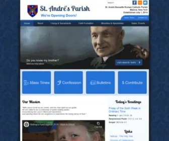 Standres.org(André Bessette Parish) Screenshot