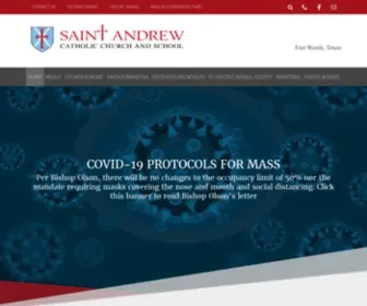 Standrewcc.org(Saint Andrew Catholic Church) Screenshot