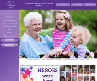 Standrews1.com(Senior Living communities in St) Screenshot