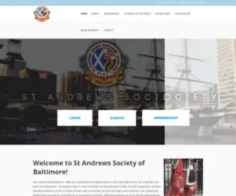 Standrewsbaltimore.com(Andrews Society of Baltimore) Screenshot