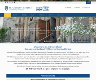 Standrewstoronto.org(A Congregation of the Presbyterian Church in Canada) Screenshot