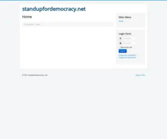 Standupfordemocracy.net(Standupfordemocracy) Screenshot