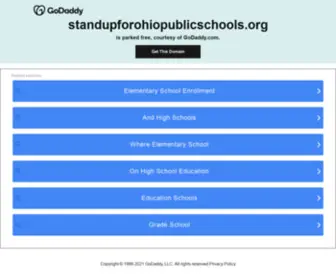 Standupforohiopublicschools.org(Stand Up for Public Schools) Screenshot