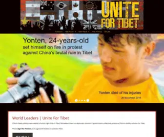 Standupfortibet.org(Self-immolation) Screenshot