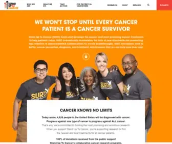Standuptocancer.org(Stand Up To Cancer) Screenshot