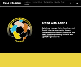 Standwithasians.com(Stand With Asians) Screenshot