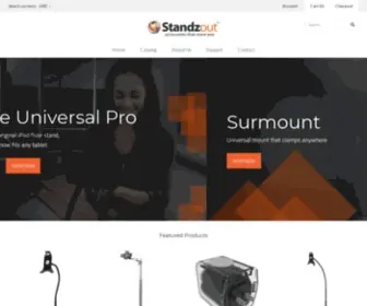 Standzout.com(Hands-free ipad stand) Screenshot