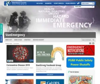 Stanemergency.com(Stanislaus Emergency Preparedness) Screenshot