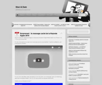 Stanetdam.com(Stan&Dam ont un avis sur tout) Screenshot