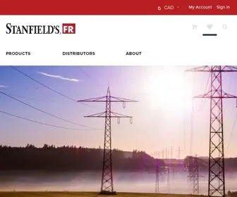 Stanfieldsfr.com(Flame Resistant Baselayers) Screenshot