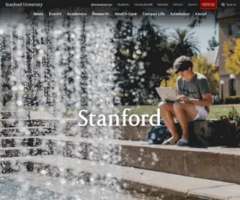 Stanford.edu(Stanford University) Screenshot
