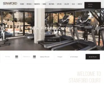 Stanfordcourt.com(Boutique Hotels in San Francisco) Screenshot