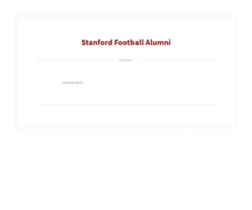 Stanfordfootball.org(Stanford Football Alumni) Screenshot