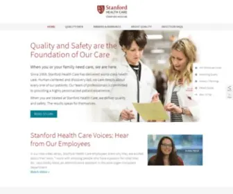 Stanfordhealthcarequality.com(Stanford Health Care Quality) Screenshot