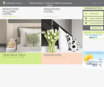 Stanfordhotels.com.hk(Stanford Hotels) Screenshot