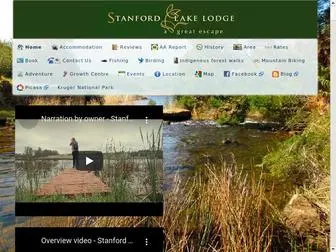 Stanfordlake.co.za(Stanford Lake Lodge) Screenshot